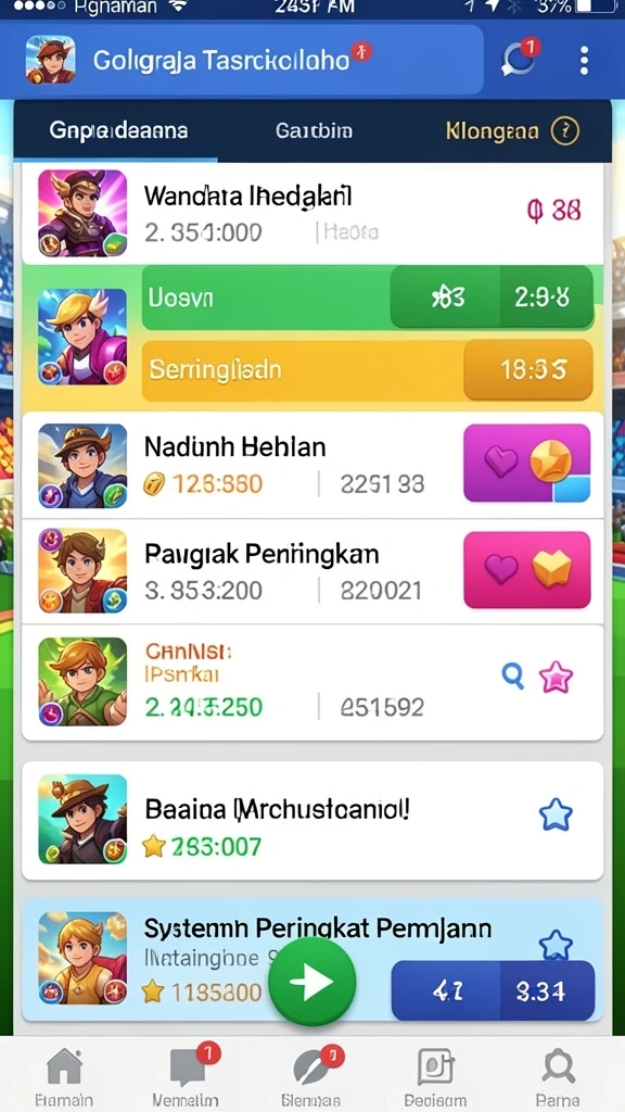 Momen keseruan saat bermain dengan teman-teman.