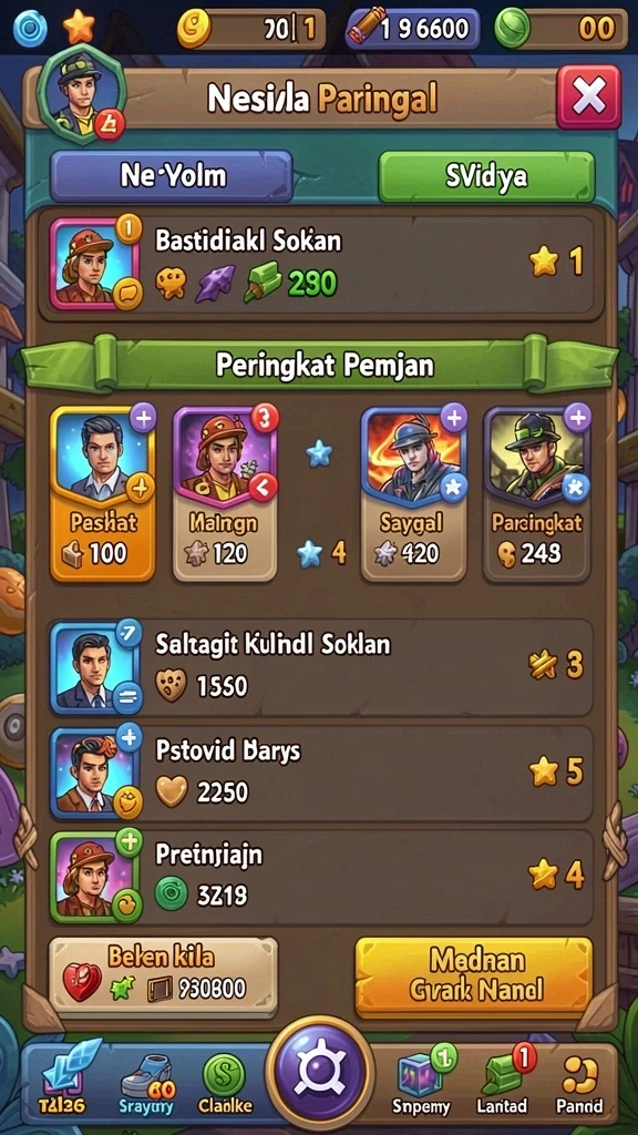Karakter yang bisa dipersonalisasi sesuai gaya pemain.