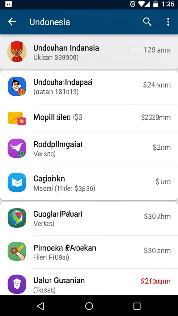 Tampilan karakter yang dinamis dan menarik.