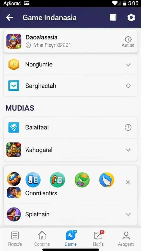 Tampilan utama permainan slot yang menarik.