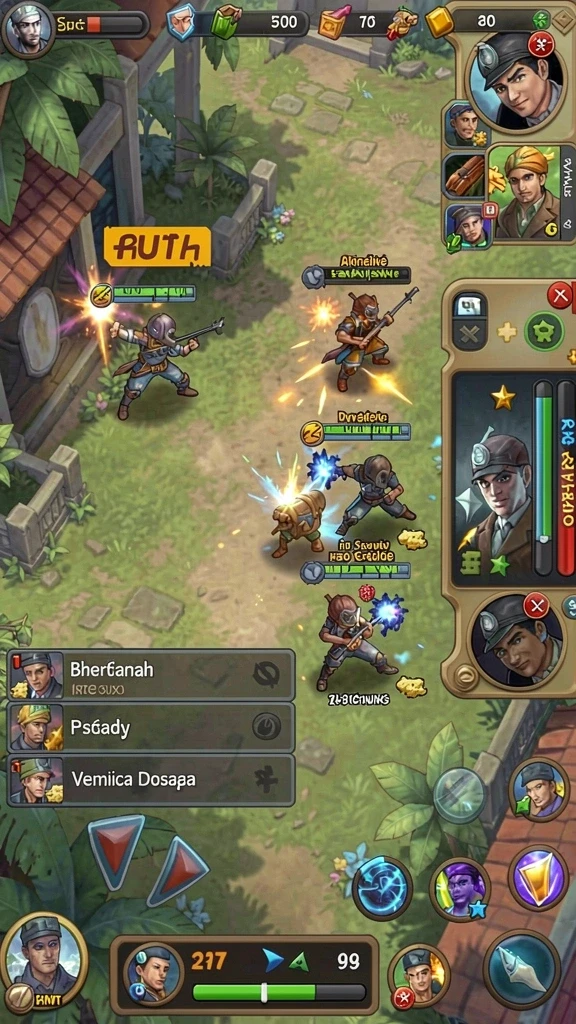 Tangkapan layar menunjukkan interaksi multiplayer yang seru.