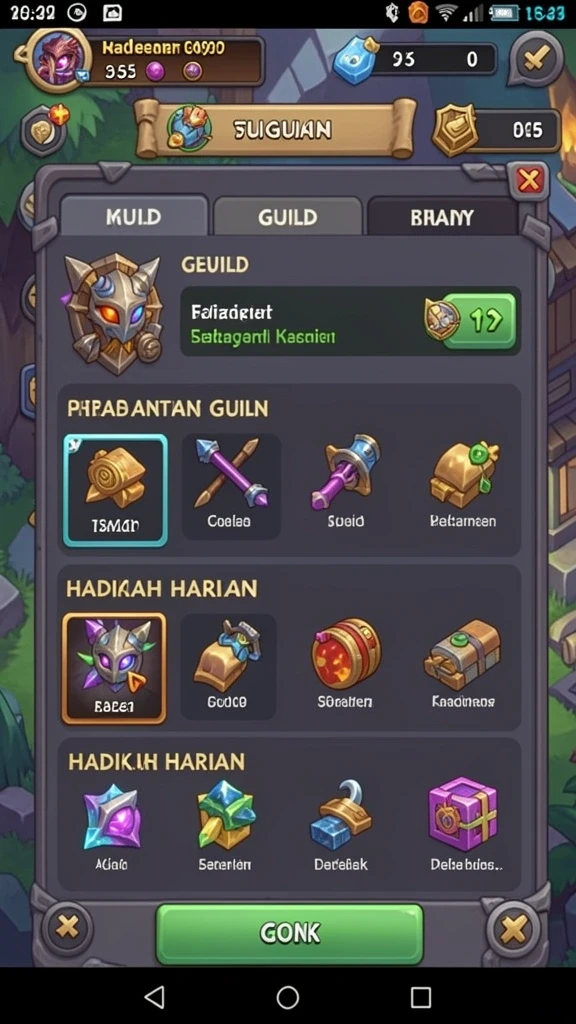 Karakter yang bervariasi dan mudah disesuaikan.