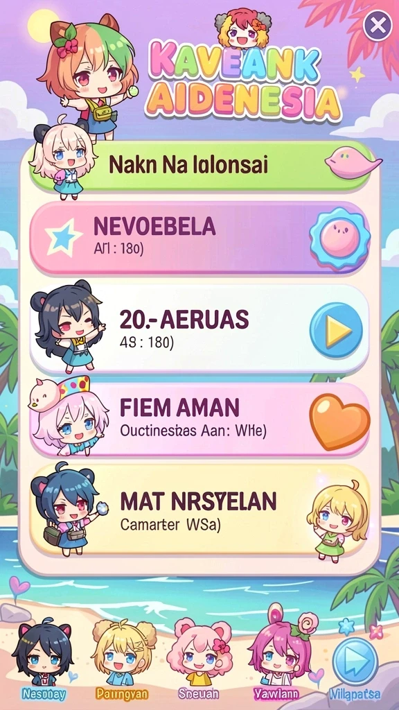 Menampilkan misi menantang di level terbaru.