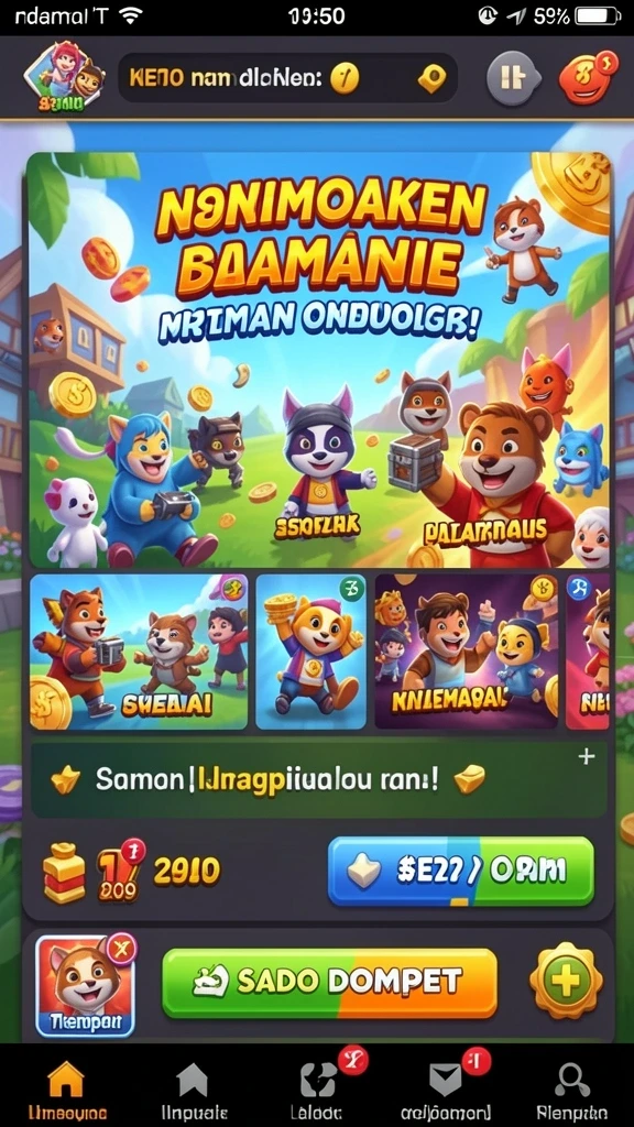 Pemain bersaing dalam mode multiplayer yang mendebarkan.