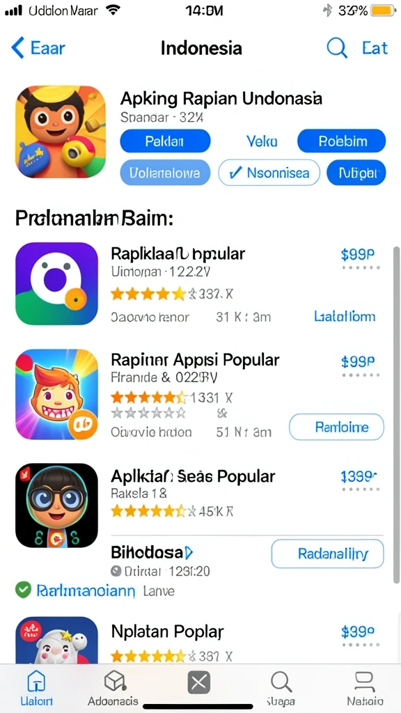 Tampilan awal yang menarik dan intuitif.