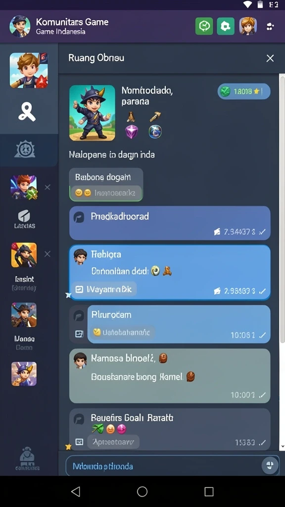 Sistem leveling karakter yang mudah dipahami.