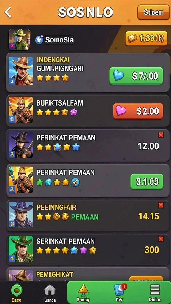 Tampilan antarmuka yang menarik dan mudah digunakan.
