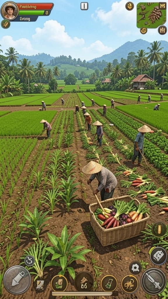Karakter-karakter unik di dalam permainan.
