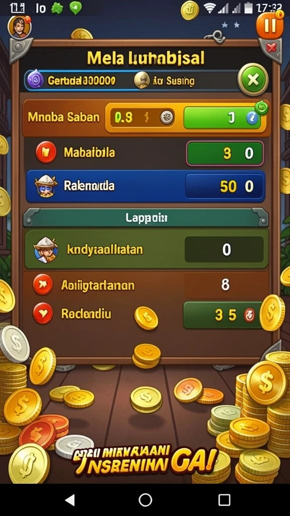 Grafik permainan yang penuh warna dan menawan.