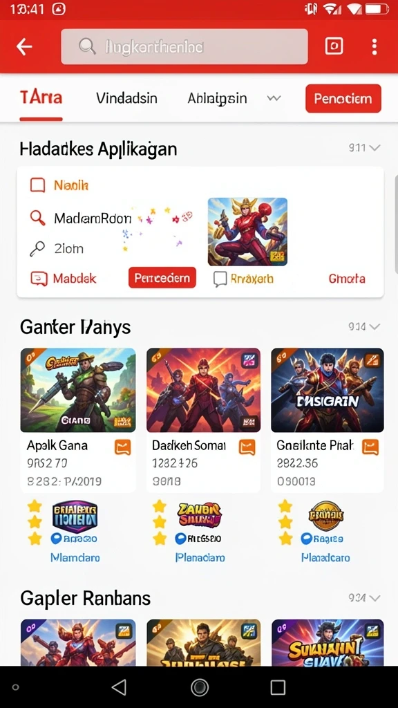Tampilan antarmuka yang menarik dan user-friendly.