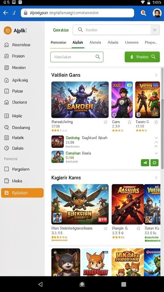 Gambar ini menampilkan mode permainan yang inovatif.