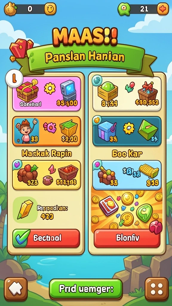 Tampilan antarmuka yang user-friendly dan modern.