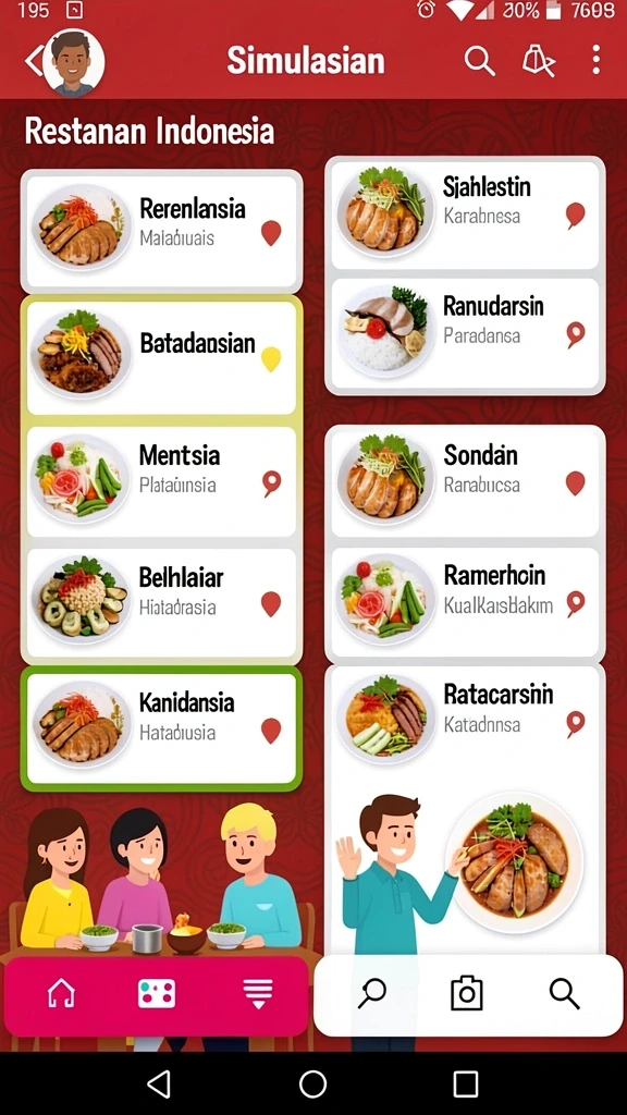 Pengalaman bermain yang seru dan menantang.