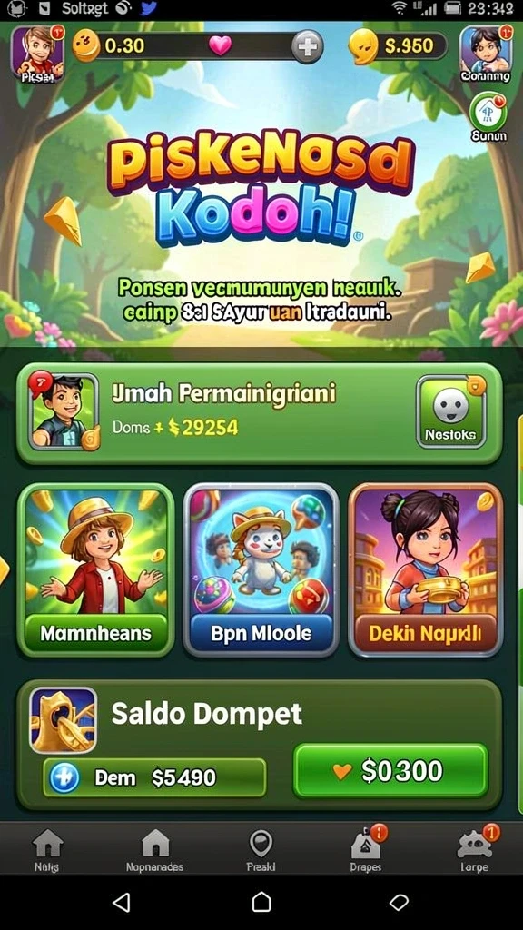 Dapatkan karakter unik dan kustomisasi sesuai selera.