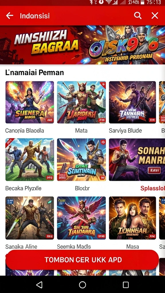 Tangkapan layar menunjukkan karakter utama sedang beraksi.