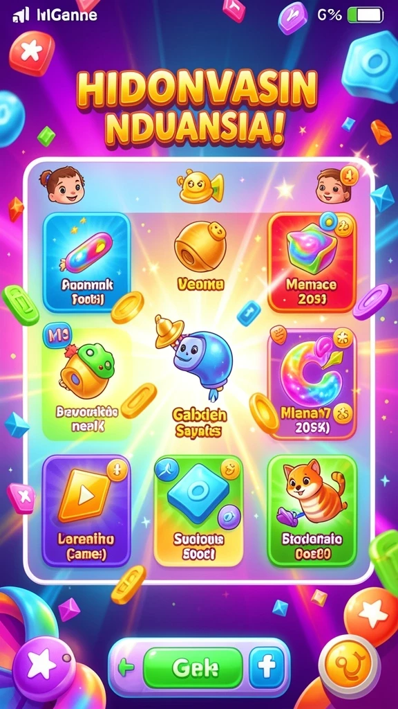 Screenshot aplikasi menunjukkan mode multiplayer yang sedang berlangsung.