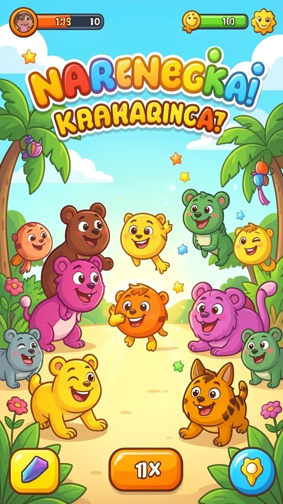 Halaman permainan yang menunjukkan berbagai jenis togel.