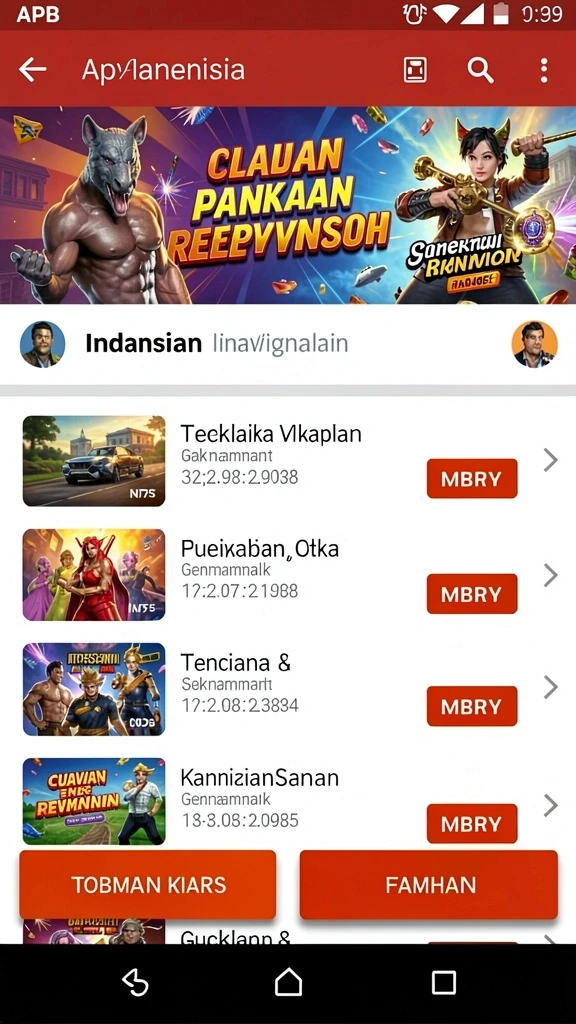 Screenshot memperlihatkan fitur turnamen yang penuh antusiasme.