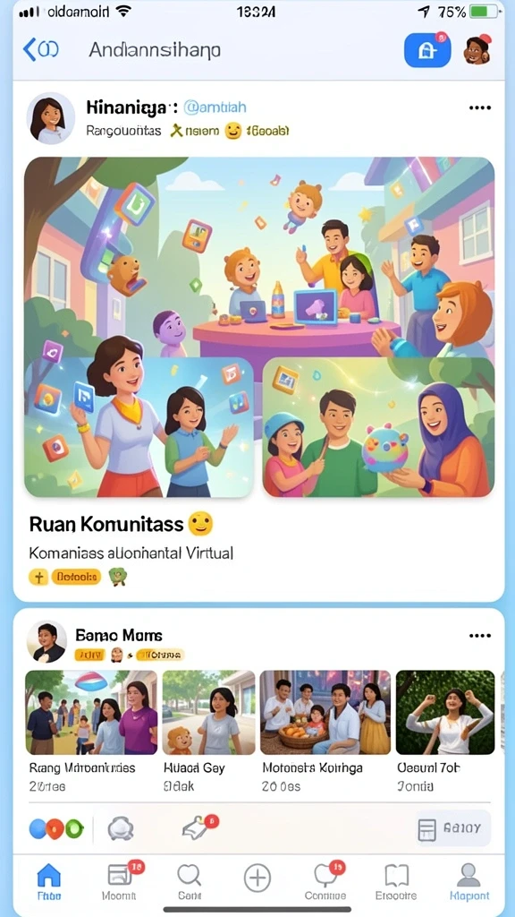 Komunitas aktif dan interaksi pemain yang seru.