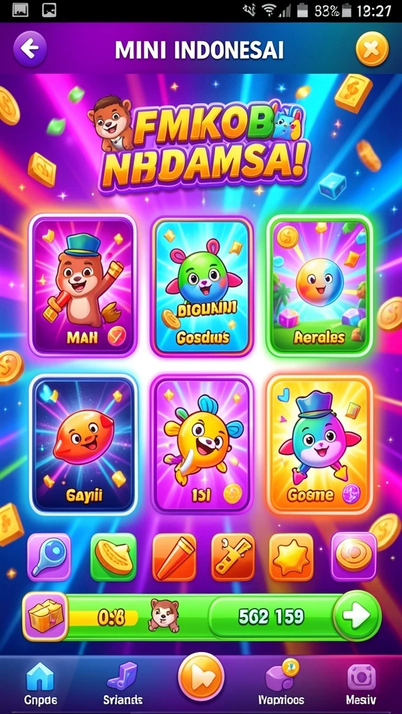 Tampilan antarmuka game yang user-friendly.