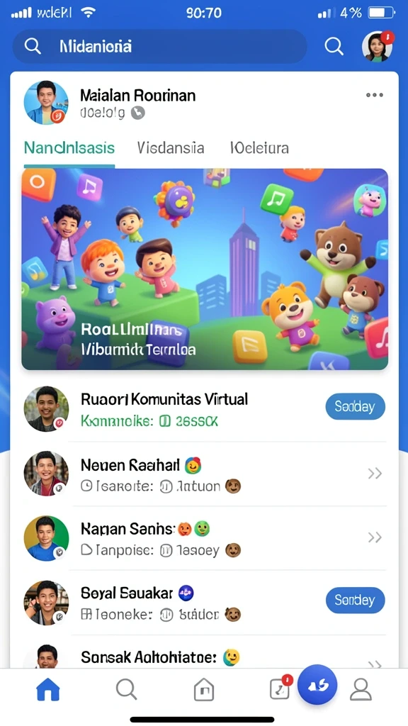 Tampilan antarmuka yang ramah pengguna.