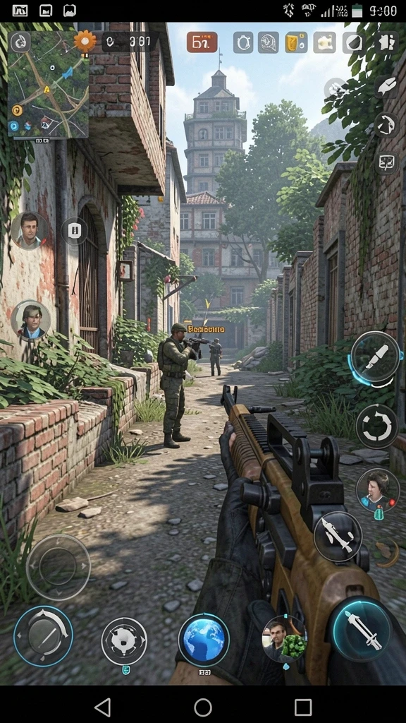 Screenshot memperlihatkan fitur multiplayer dengan pemain lain.