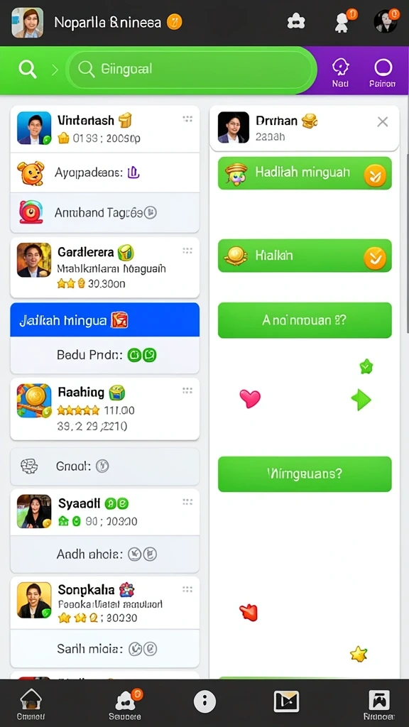 Karakter kustomisasi yang menarik dan unik.