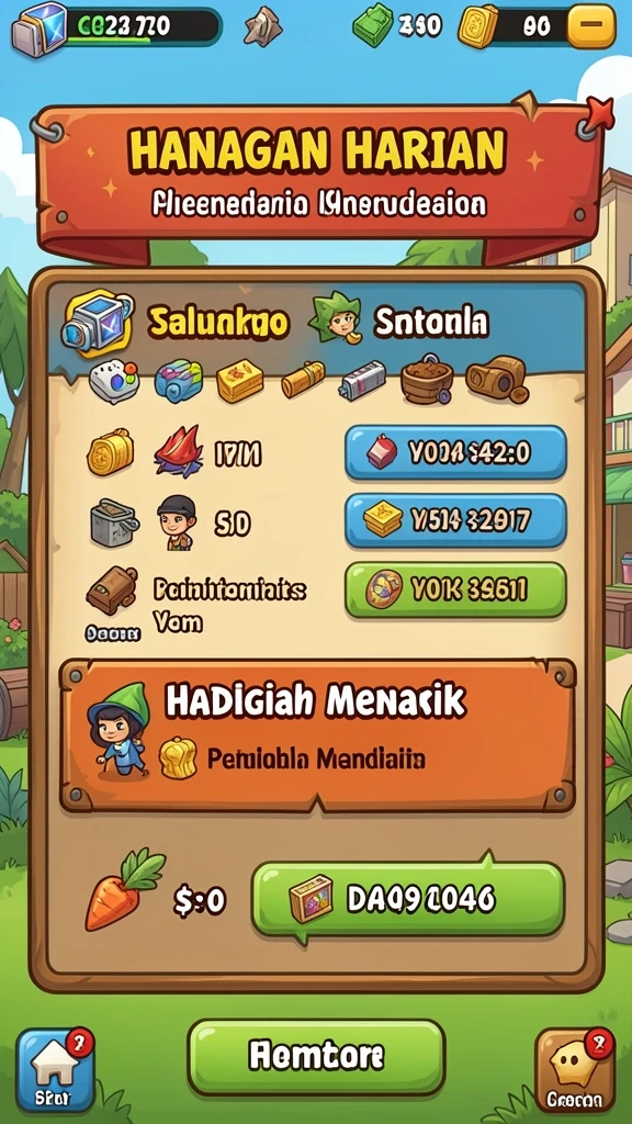 Misi menantang yang membuat Anda berpikir strategis.
