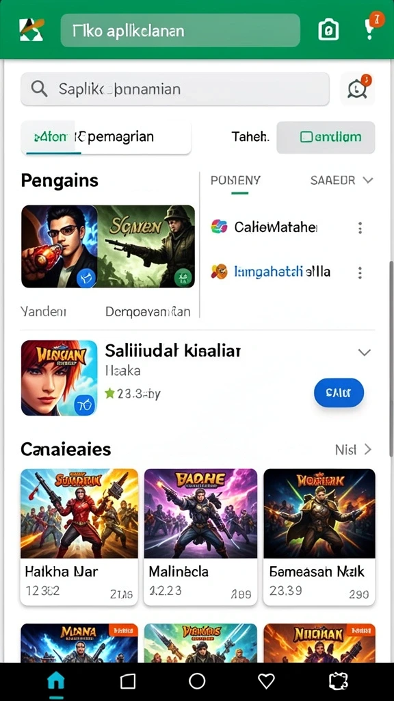Interaksi sosial dengan pemain lain di PANDAWIN.