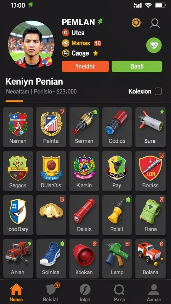 Beragam karakter unik untuk dipilih.