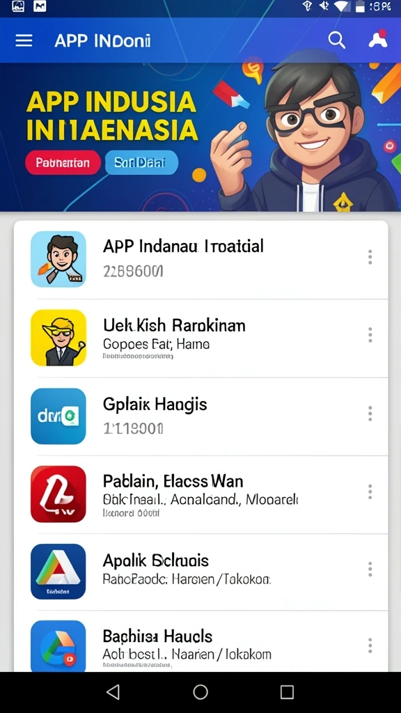 Tampilan menu yang menarik dan intuitif.