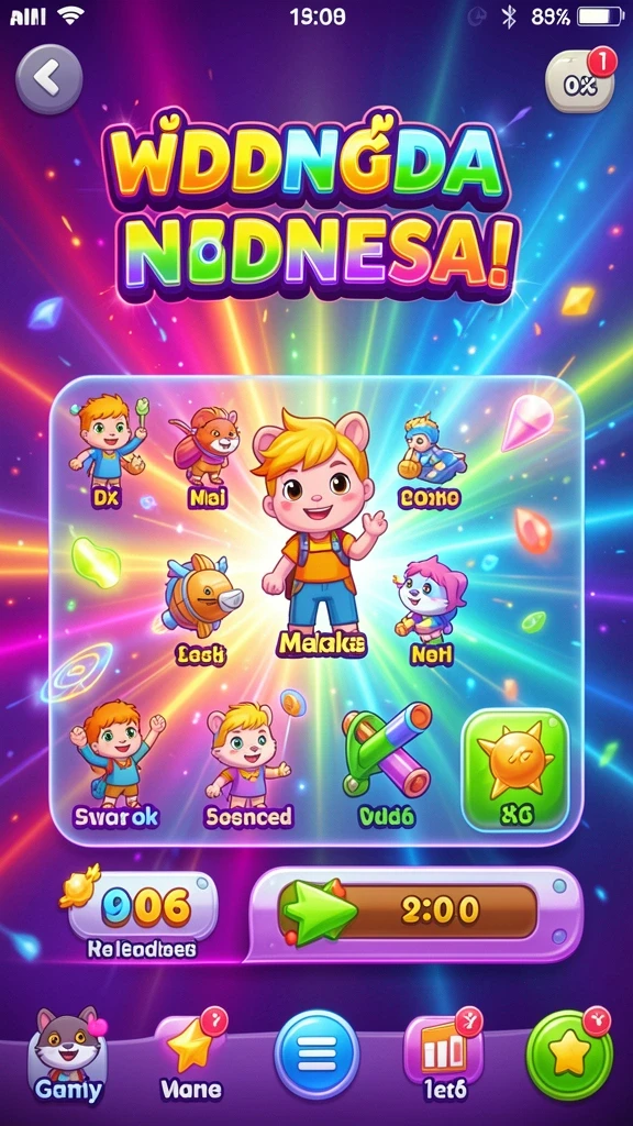 Grafis yang memukau dan penuh warna.
