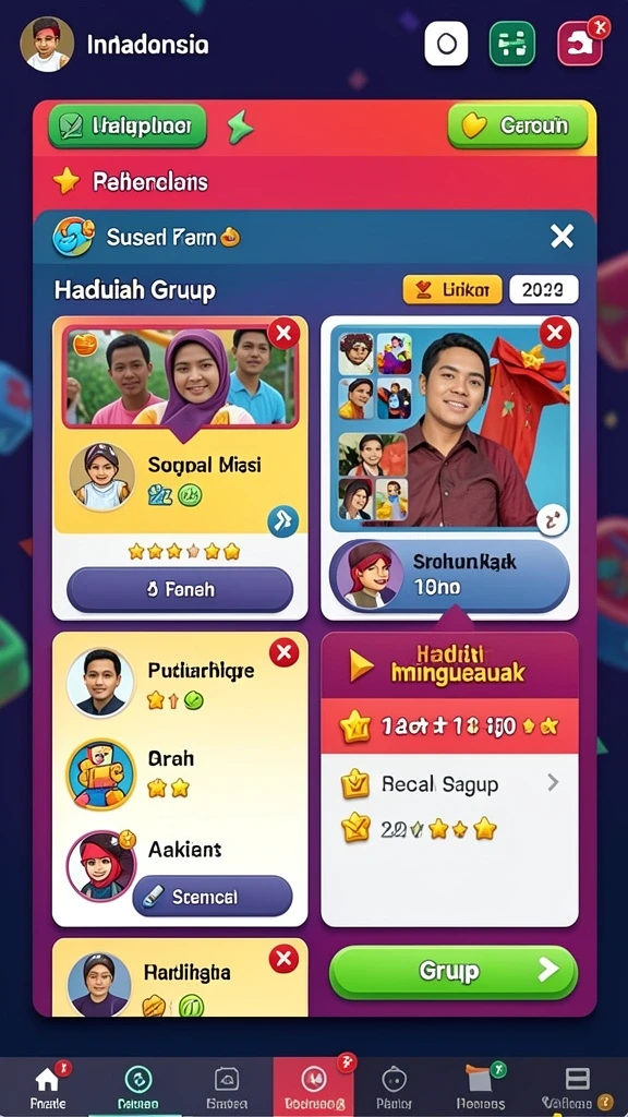 Tampilan antarmuka yang menarik dan intuitif.