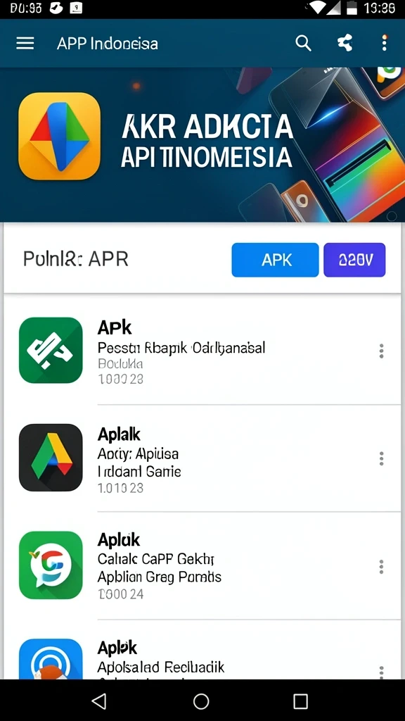 Tampilan grafis yang menarik dan penuh warna.
