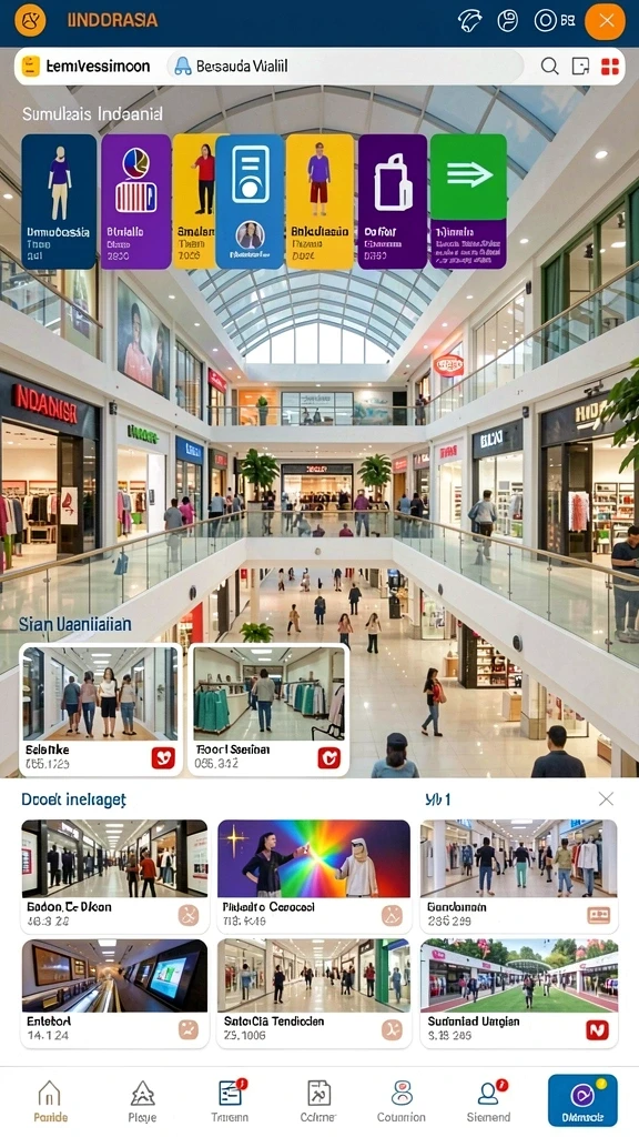 Berbagai pilihan permainan slot yang menarik dan penuh warna.