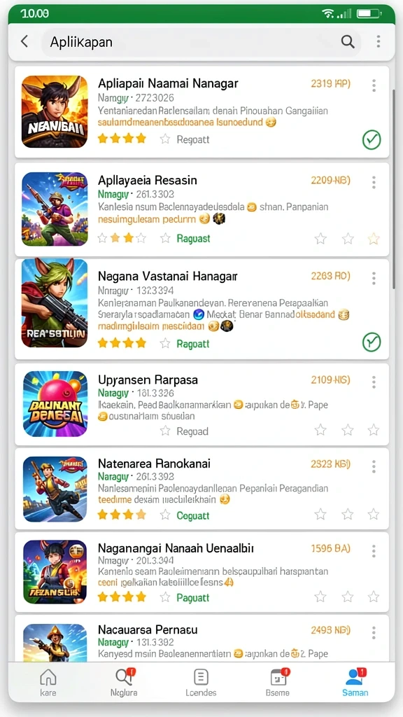 Tampilan antarmuka yang menarik dan mudah dinavigasi.