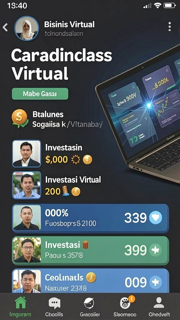 Fitur multiplayer yang memungkinkan interaksi dengan teman.