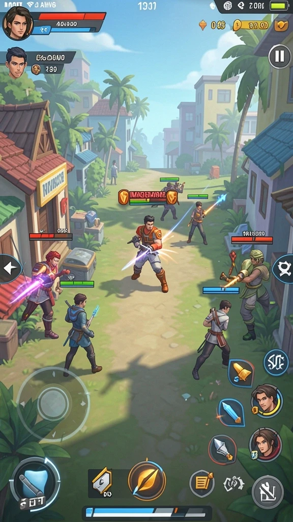 Mode multiplayer yang memungkinkan bersaing dengan teman.