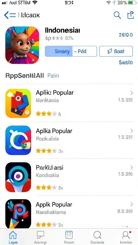 Antarmuka pengguna yang intuitif dan menarik.