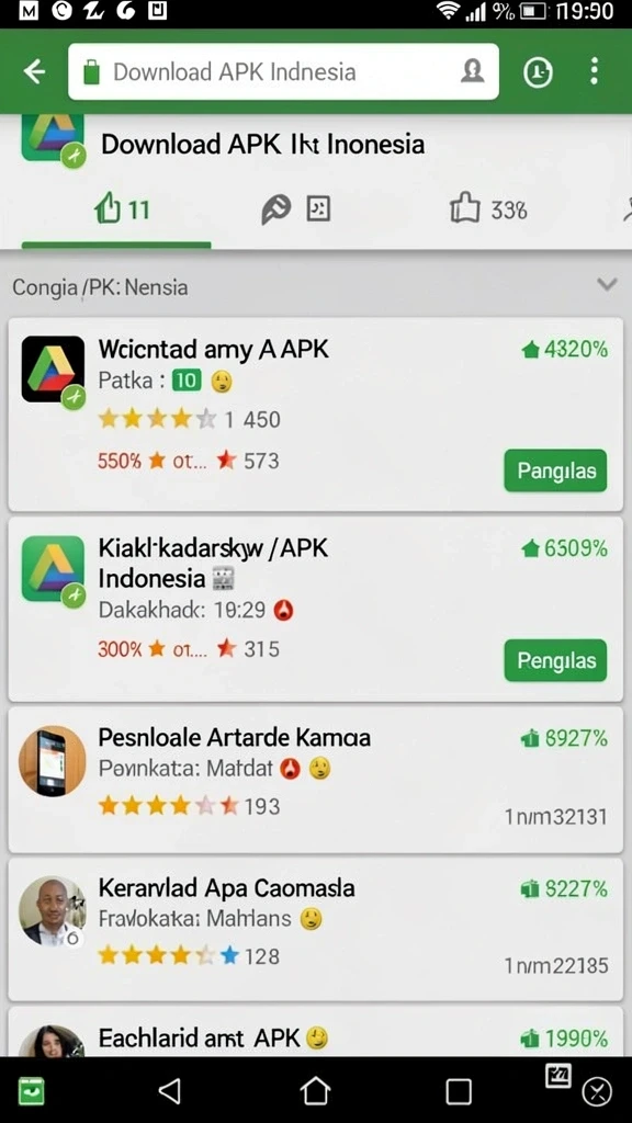 Tampilan antarmuka yang user-friendly.