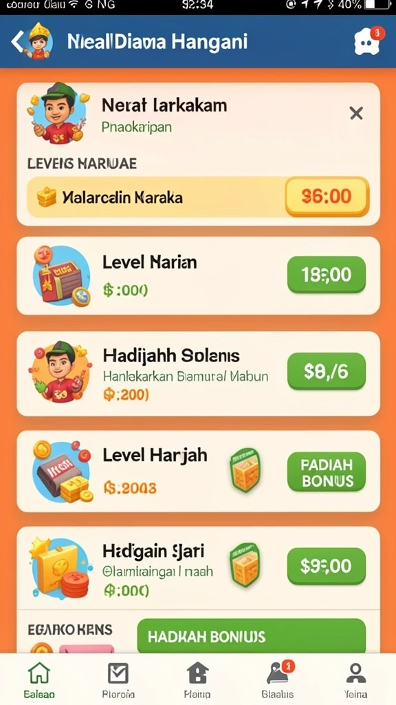 Desain antarmuka pengguna yang intuitif.