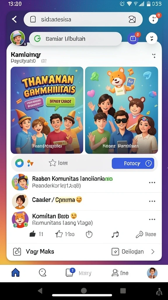 Tampilan antarmuka pengguna yang modern dan menarik.