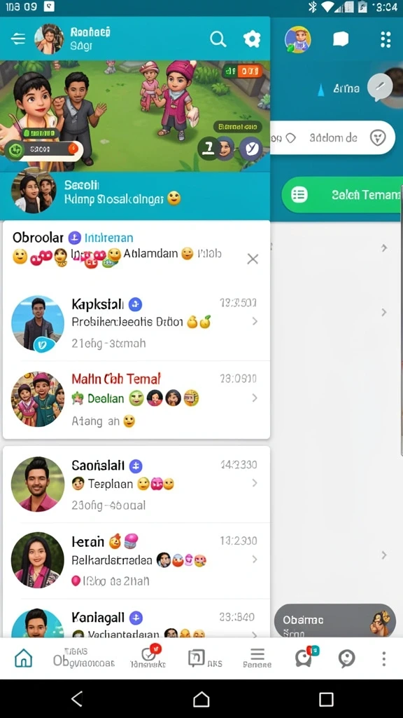 Fitur keamanan yang menjamin data pribadi pemain.