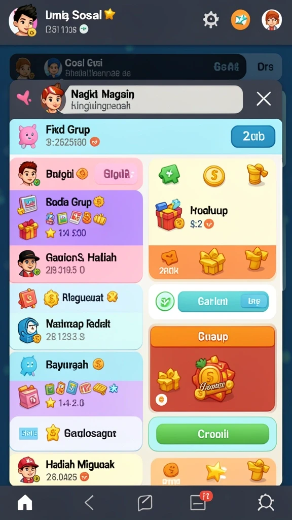 Grafis yang memukau dan penuh warna.