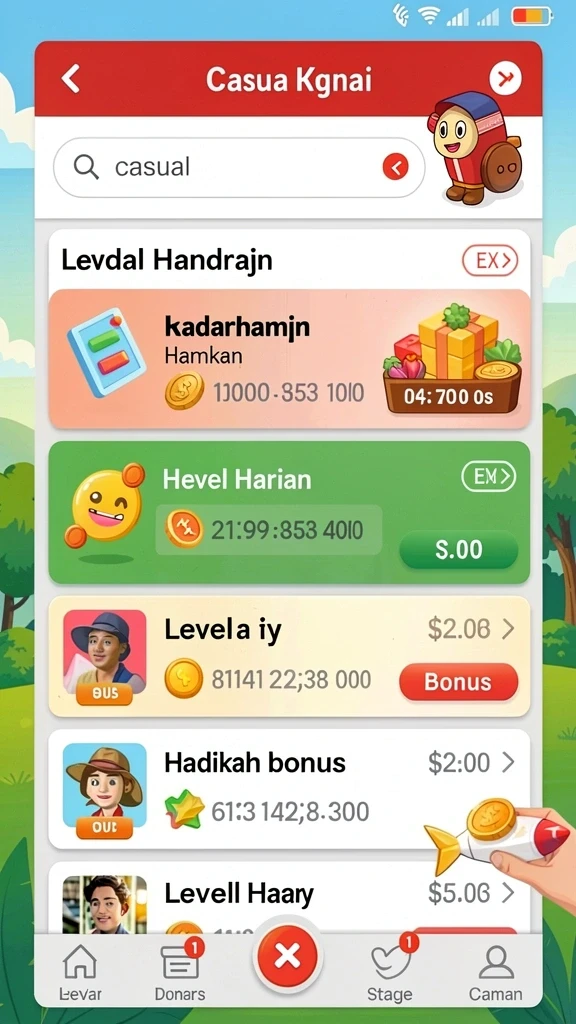 Tampilan antarmuka yang menarik dan user-friendly.