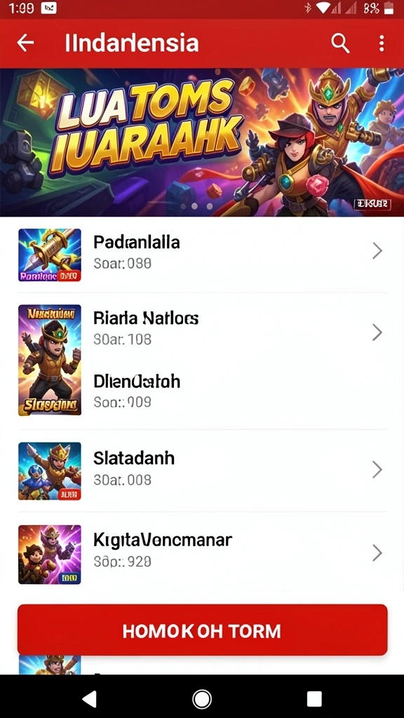 Tampilan antarmuka yang modern dan menarik.
